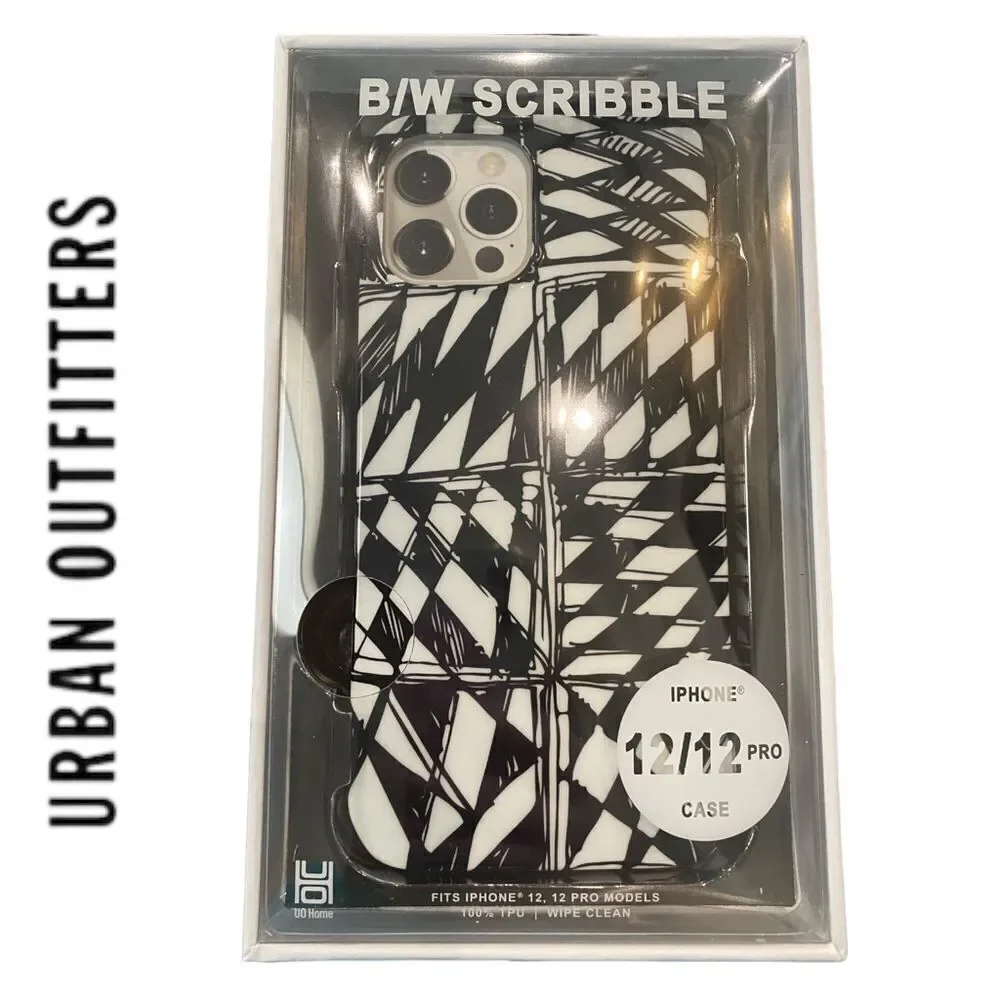 NEW in Package Urban Outfitters UO Scribble iPhone 12 / 12 Pro Phone Case